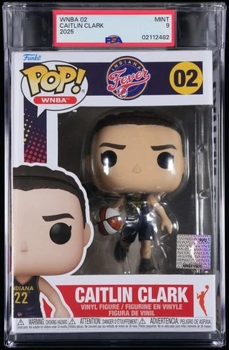 FUNKO POP! WNBA CAITLIN CLARK #02 (2025) PSA 9