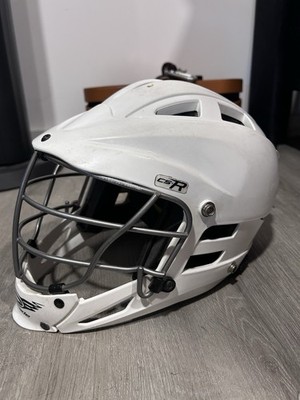 White Csr Cascade Youth Lacrosse Helmet