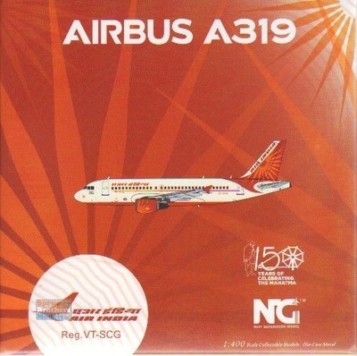 NGM49008 1:400 NG Model Air India Airbus A319-100 Reg #VT-SCG