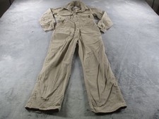 Carhartt FR Coveralls Mens 42 Regular Khaki Flame Resistant Cotton Workwear
