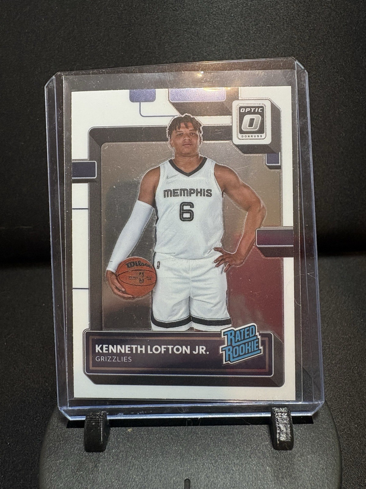 2022-23 Donruss Optic #202 Kenneth Lofton Jr. Rated Rookie Memphis Grizzlies RC