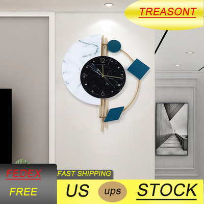 NEW Nordic Silenced Wall Clock Creative Living Room Luxury Clock Home Wall Decor