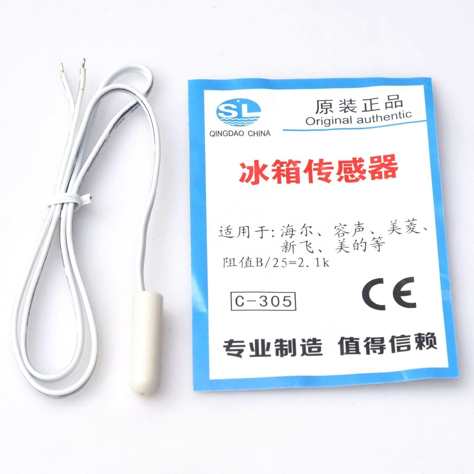 Universal 2.1K Refrigerator Temperature Sensor Probe For Homa Midea Haier LG -Y