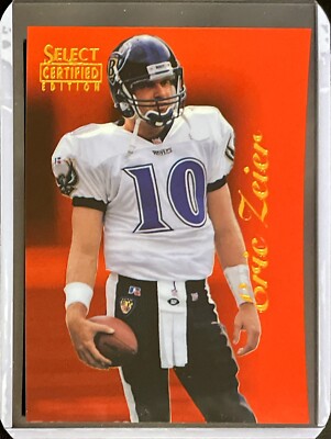 Eric Zeier - 1996 Pinnacle Select Certified - Red Variation #76