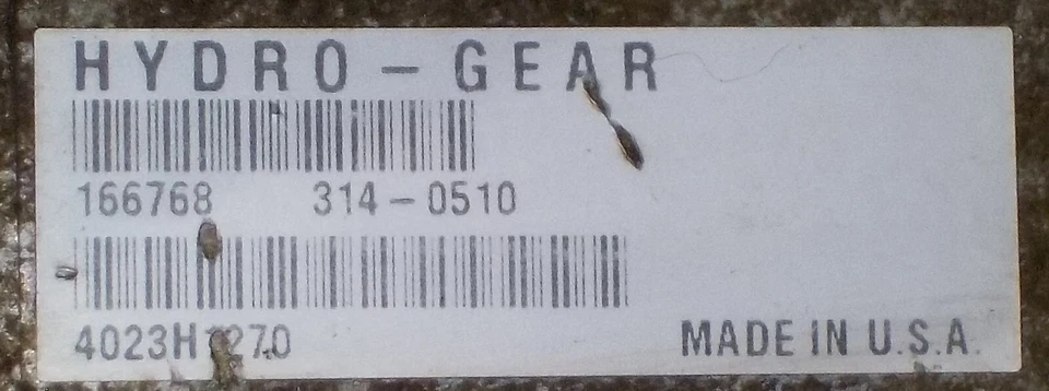 Hydro Gear 166768, 314-0510 Transaxle Differential Parts — 第 2/2 张图片