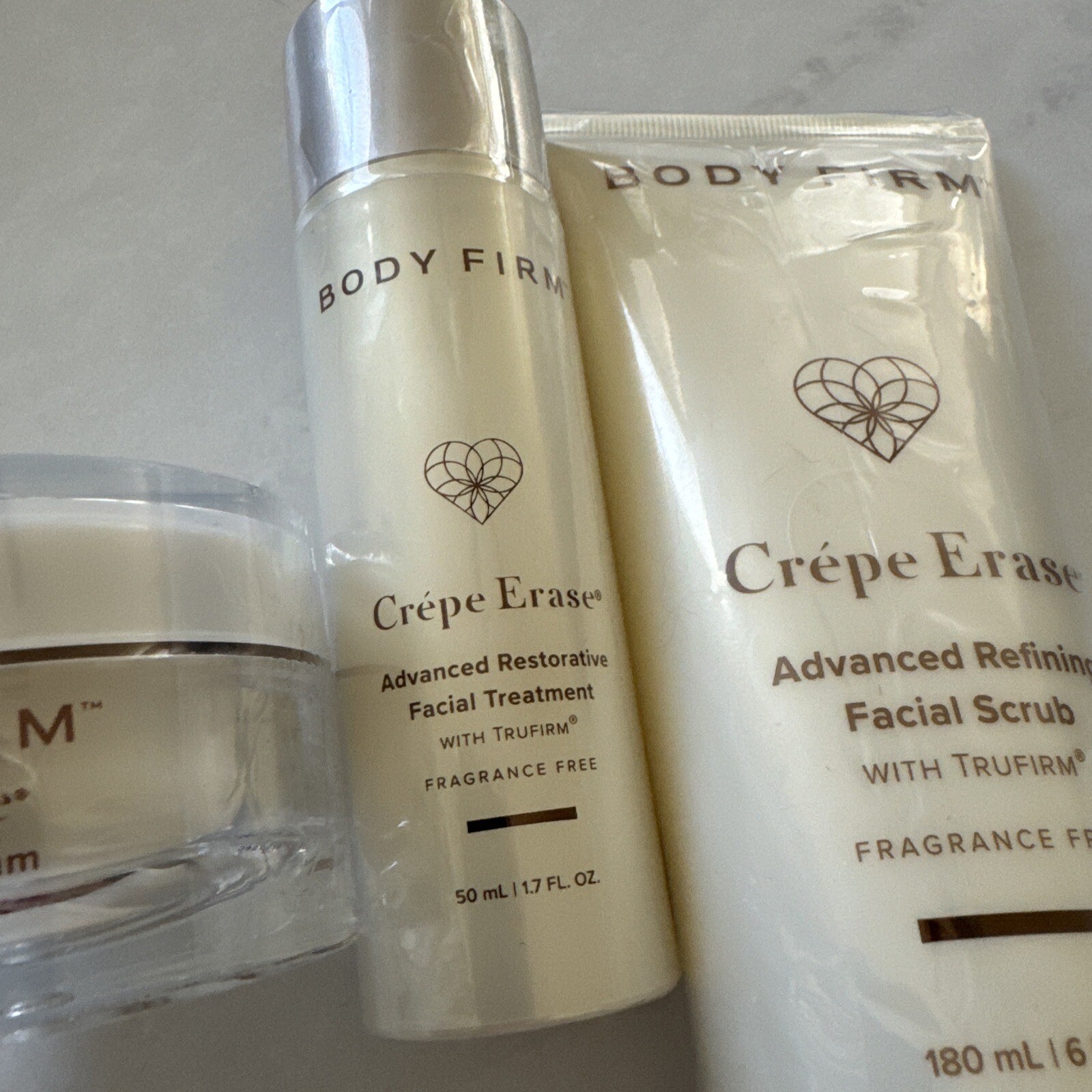 3pc Crepe Erase Set Eye Cream + Facial Treatment + Facial Scrub