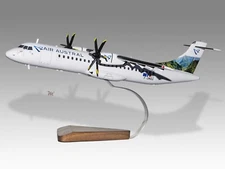 ATR 72-500 Air Austral Air Desk Wood Airplane New Model Large Scale 1/72