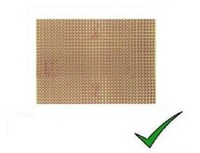 Basetta Piastra millefori 233x160mm 160x233mm vetronite mono faccia