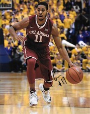ISAIAH COUSINS HAND SIGNED OKLAHOMA SOONERS 8X10 PHOTO W/COA OU