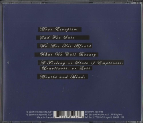 Cat On Form - A Blanket Over Your Eyes (CD 2004) MiniAlbum + 4 Uncredited Live - Picture 2 of 3