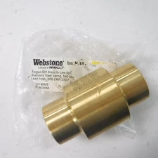 Webstone NIBCO 3/4" Sweat Spring Loaded Check Valve H-10753W