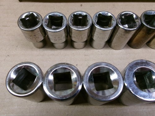 Craftsman USA 1/2" Drive 14-Piece Metric 12-PT Socket Set 9-30 MM - Bild 10 von 12