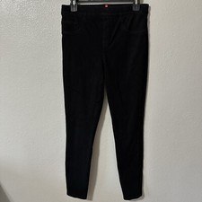 Spanx Jean-ish Ankle Leggings Jeans Women  s Size Medium Black Stretch Pull On