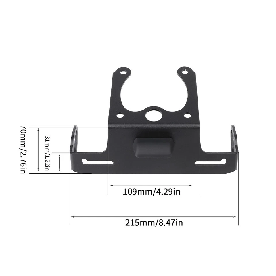 Porta matrícula eliminador guardabarros Fazer para Yamaha FZ-8/Fazer FZ-1N FZ-1 Foto 2 de 4
