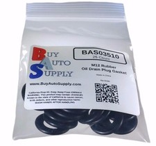 25x M12 Rubber Oil Drain Plug Gasket Washer Fits GM 12616850 Dorman 097-119