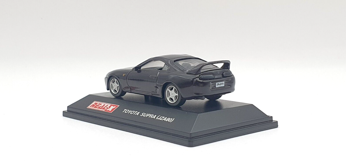 Real-X 1/72 TOYOTA SUPRA JZA80 DARK BROWN/PURPLE diecast car model