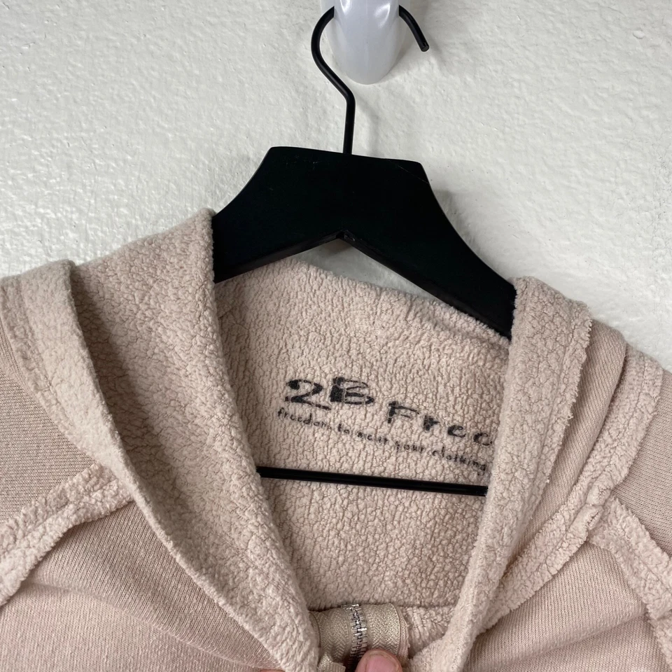 Sudadera con Capucha 2B Gratis Cremallera Juniors Gráfico Mariposa Bronceado Talla XS 90's Y2K Foto 3 de 4