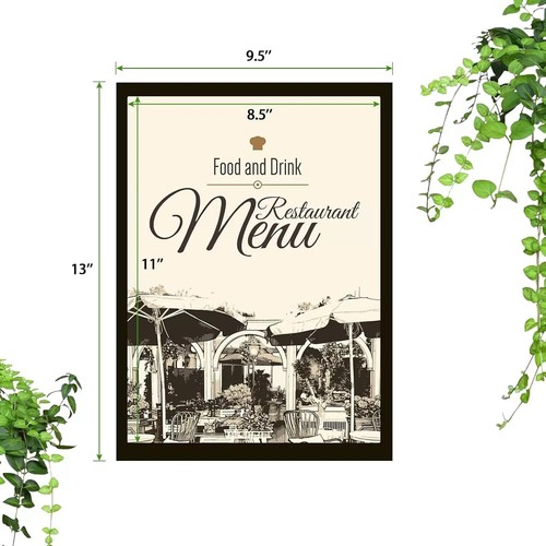 Magnetic Sign Holder Frames - 12 Pack, Double-Sided, Self-Adhesive, A4 Size - Picture 3 of 13