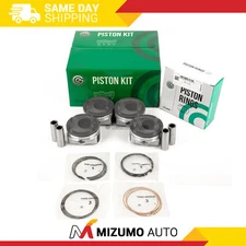Pistons w/ Rings fit 12-19 Hyundai Kia Accent Rio 1.6L DOHC 16V