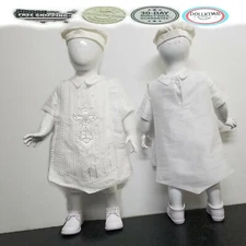  ROPON BLANCO SOTANA PARA NIÑO, BEBE. Precios de Mayoreo. Wholesale Ropers 