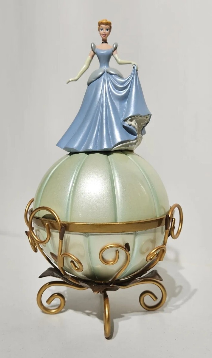 Rare Vintage Disney Princess Cinderella Jewelry Box With Ring