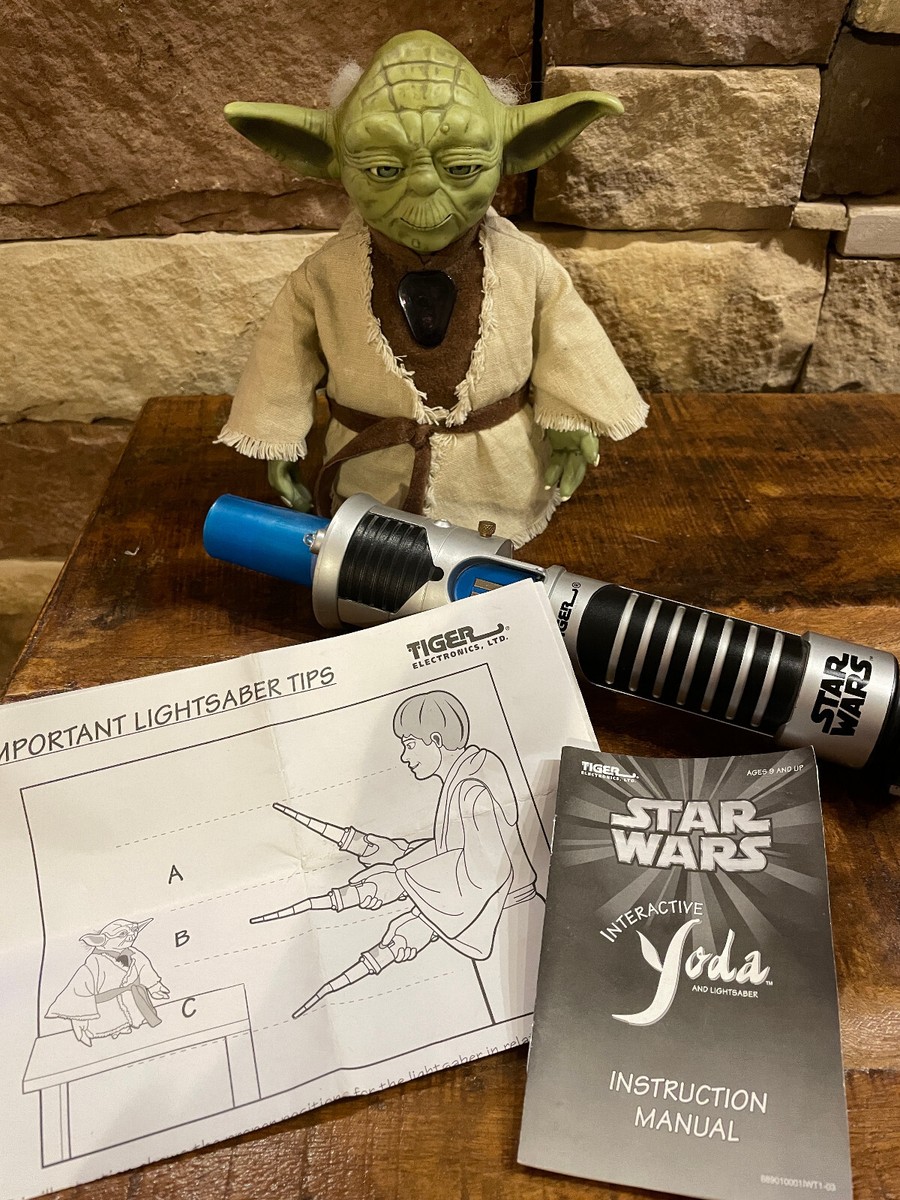 Star Wars Interactive Yoda and Lightsaber by Tiger Instructions