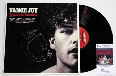 VANCE JOY SIGNED DREAM YOUR LIFE AWAY LP VINYL RECORD ALBUM AUTOGRAPHED +JSA COA