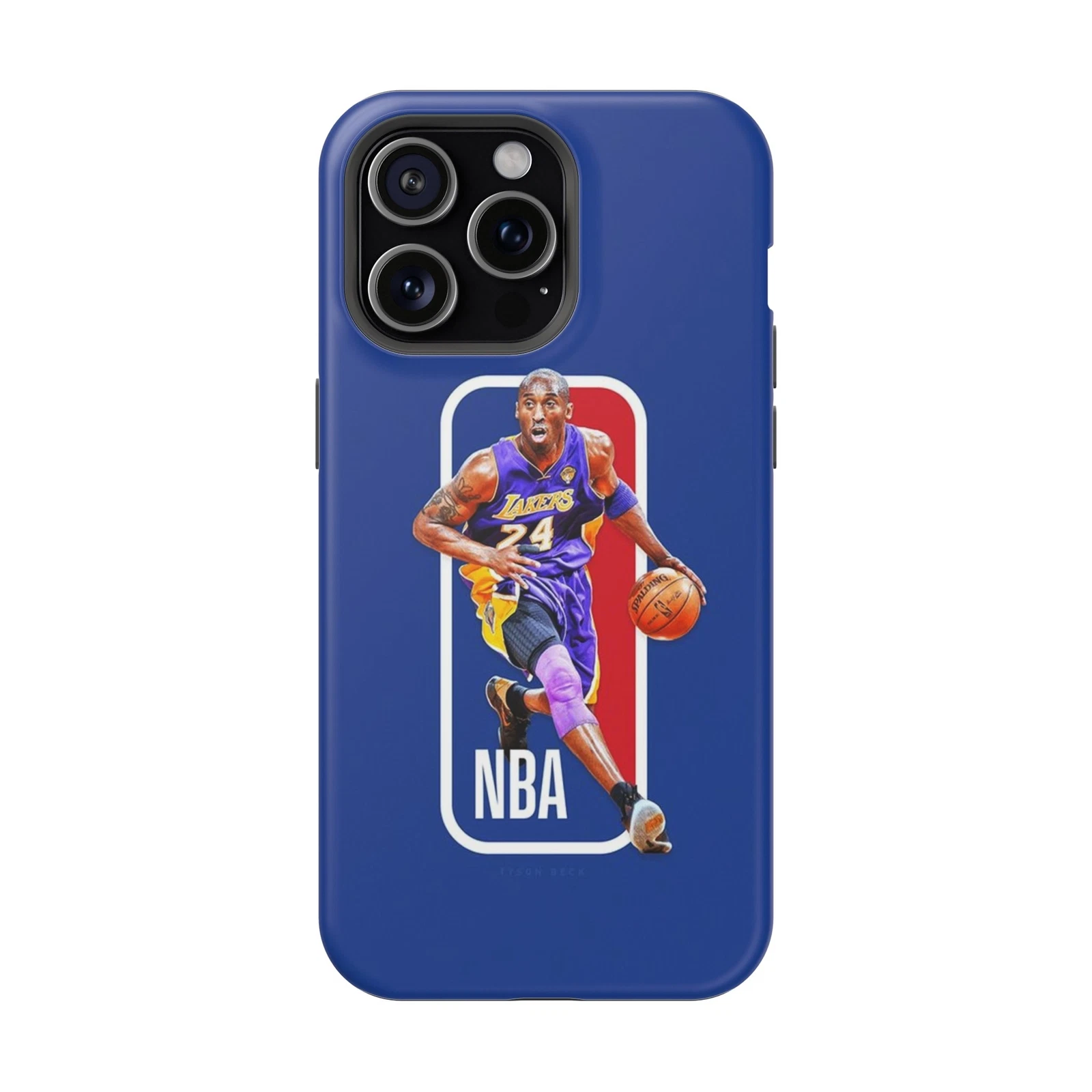 Kobe Bryant NBA Logo, Black Mamba Phone Case
