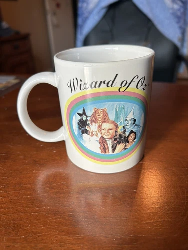 Vintage 1995 Wizard of Oz Coffee Mug with Cast Names Turner Entertainment
