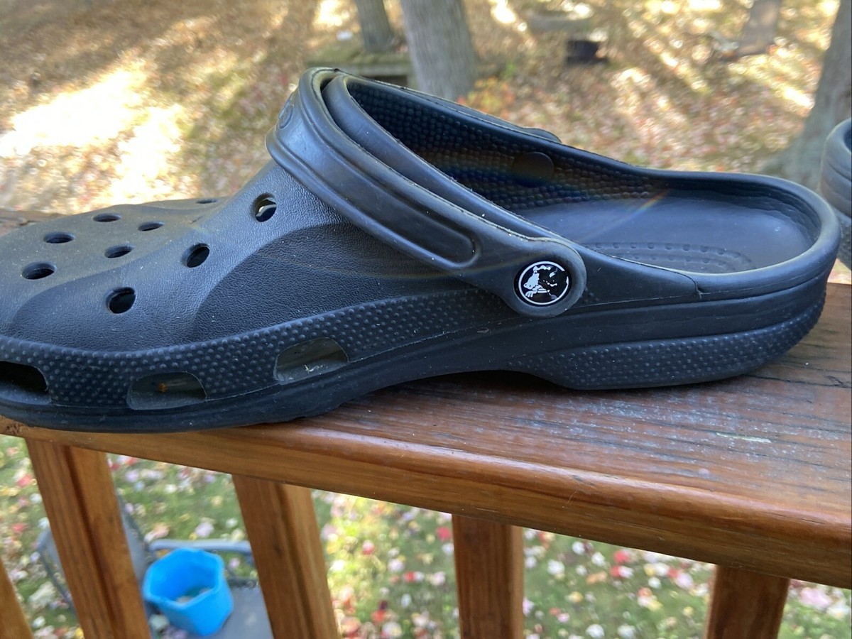 NWT [CROCS] Classic Clogs Sporty Comfort Slip-Ons Water-Friendly Black M 10/W 12 Crocs Classic Women main image 4