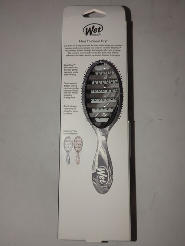 Wet Brush Speed Dry Vented Design Heatflex Bristles Onyx - Picture 2 of 3