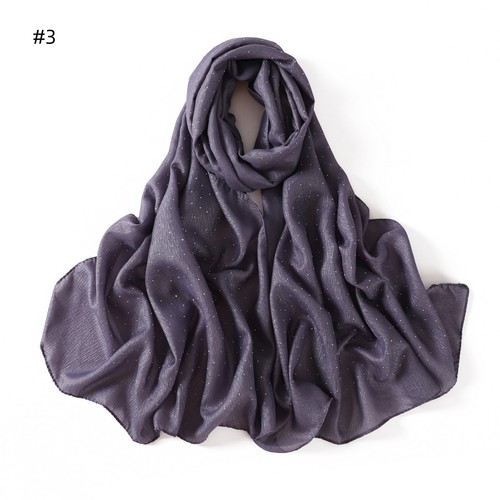 Islamic Long Scarf Women Hijab Shawl Head Wrap Muslim Turban Headscarf Scarves - Picture 6 of 30