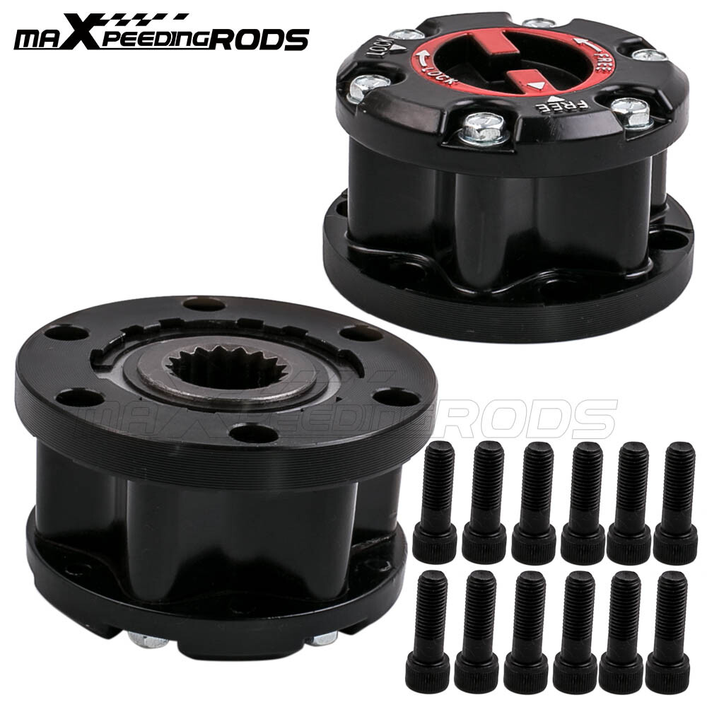 2 Locking Hubs 17 Spline for Isuzu Trooper Rodeo 8-97113446