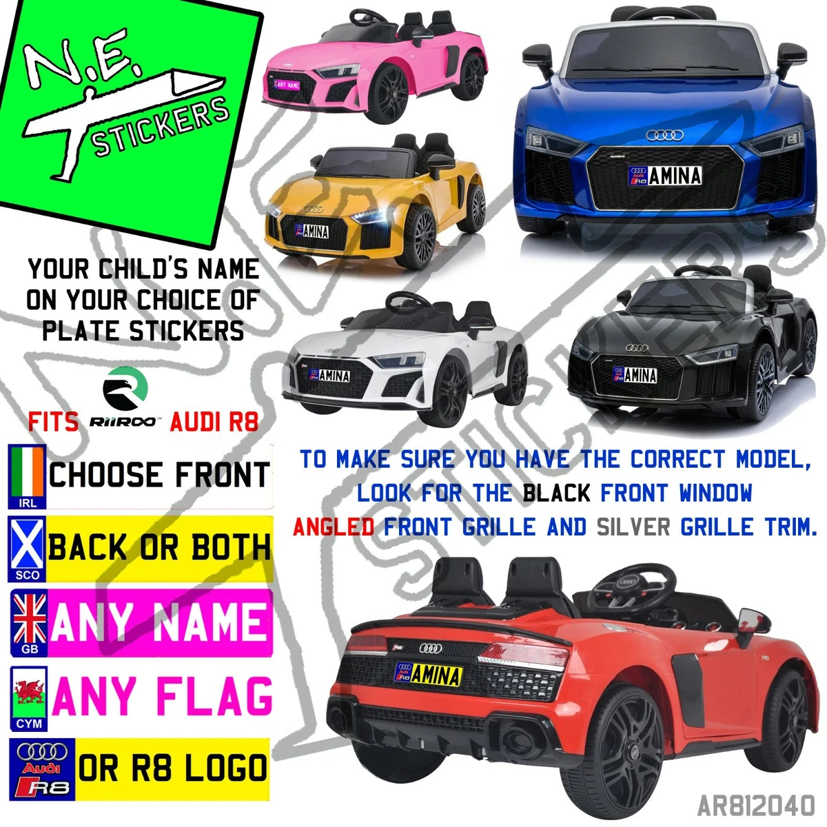 Audi r8 spyder for kids sales