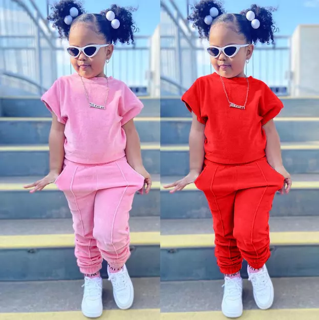 Sport Suits Cardigan Jacket+pants, Children's Clothes Girls