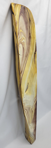 Vintage 1960 Indonesian Hand Carved Wooden Mask -40" Inch Tall Hanging Art Piece - Picture 21 of 24