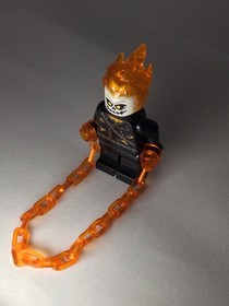 Lego Ghost Rider Minifigure Johnathon Johnny Blaze 76058 JB45