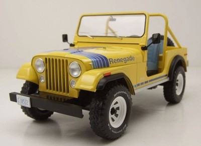 MODELCAR,JEEP CJ-7 Renegade 1980 Light Yellow, 1/18, MOD18552