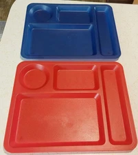 Cafeteria/Buffet Style Serving Trays -Dishwasher/Microwave Safe-BPA FREE