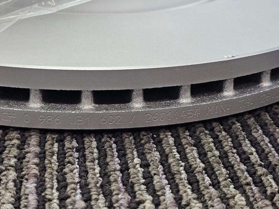 (QTY 2) Bosch 26011454 передний тормоз ротор для 2011-2014 Honda Odyssey 2012 2013 - Изображение 4 из 4