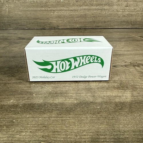 Hot Wheels 1952 Dodge Power Wagon Red Line Club Exclusive 2023 Holiday Car New