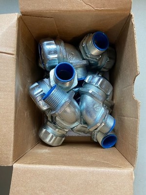 NIB Thomas & Betts 5353 90 Deg. 3/4'' Liquidtight Flexible Conduit Connector (10)