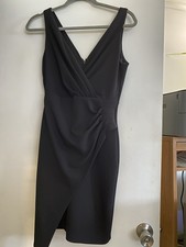 V Neck Little Black Dress By Guess, Size 6