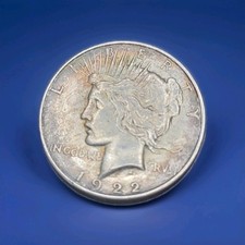 1922 - D Peace Silver Dollar - Denver Mint - Raw Circulated - Nice Luster