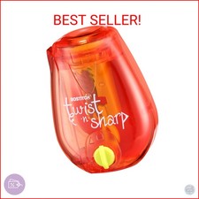 Bostitch Office Twist-n-Sharp Pencil Sharpener, for Kids Colored Pencils, Asso