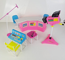 Mattel Barbie Television Studio Vintage 1980s Micro Camera TV Control