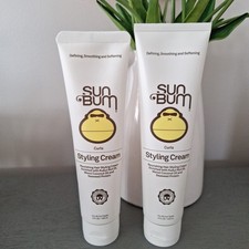 2 X SunBum Curls Waves Styling Cream for Wavy Curly Hair 5 Fl Oz NEW SEALED