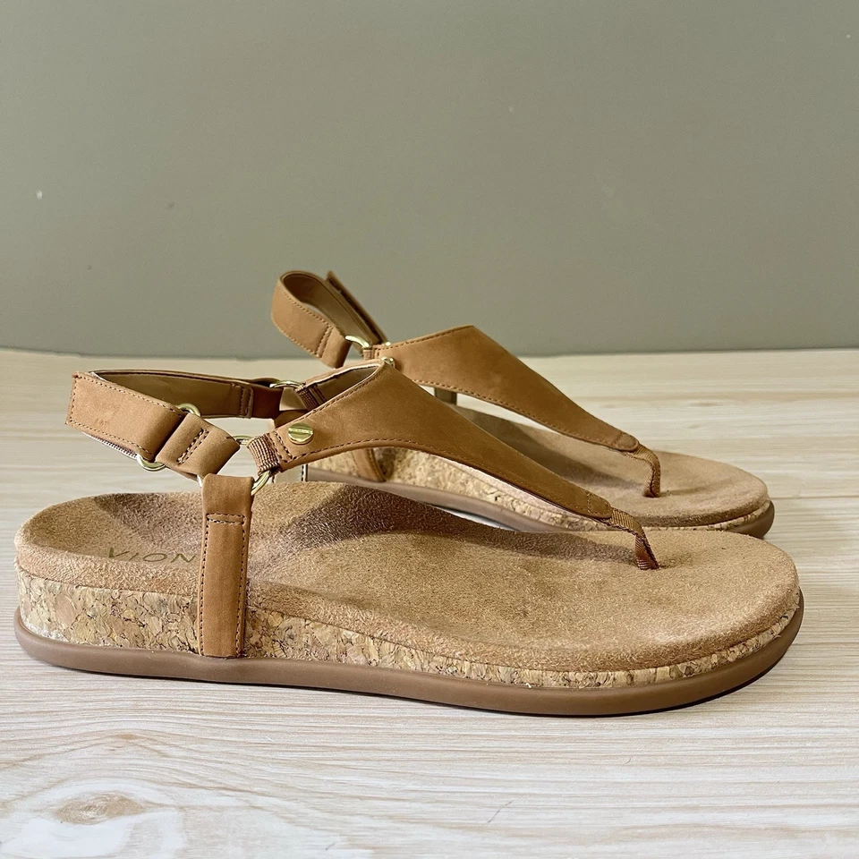 Vionic 女式 Kirra II 骆驼丁字裤凉鞋 7.5 码 — 第 4/4 张图片