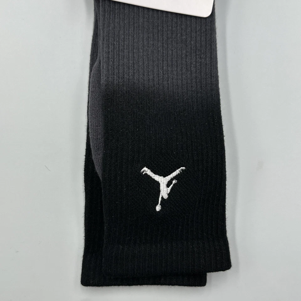 Jordan Everyday Plus Crew Socks - Black/Anthracite - XL (Men's 12-15) **2 PAIR** - Image 4 of 4