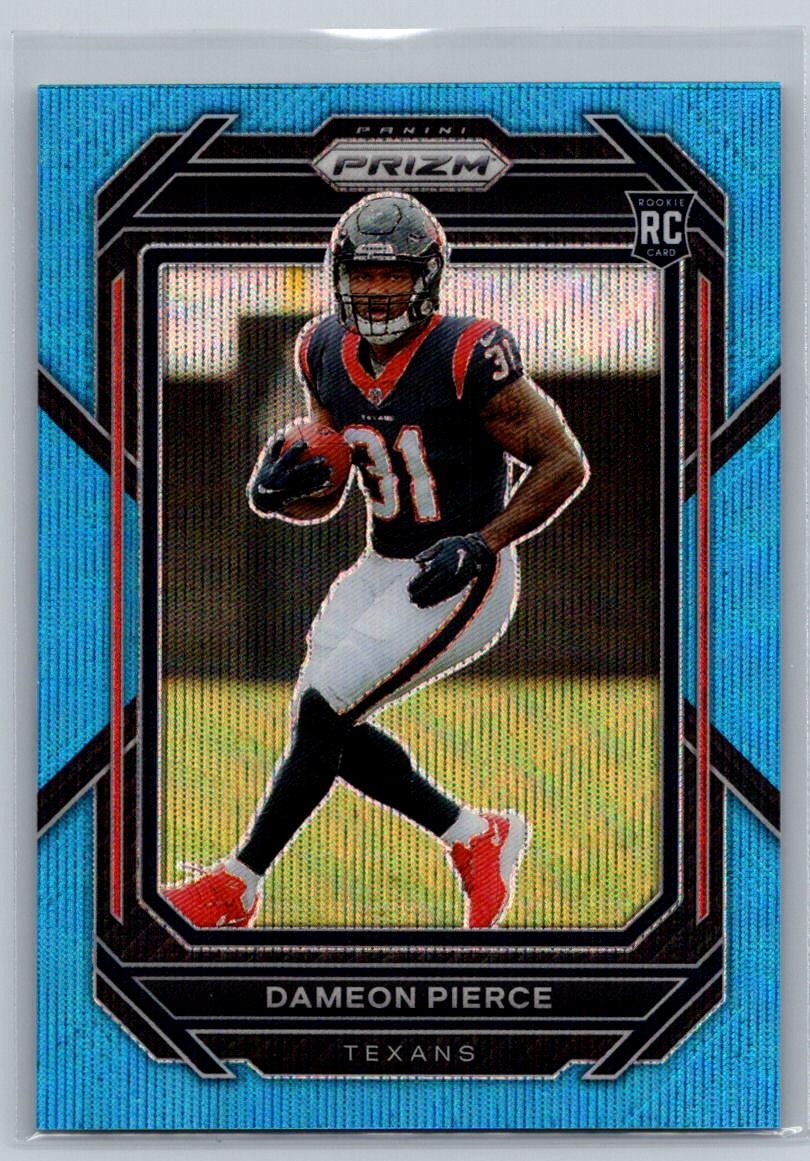 2022 Panini Prizm #322 Dameon Pierce Blue Wave #/199